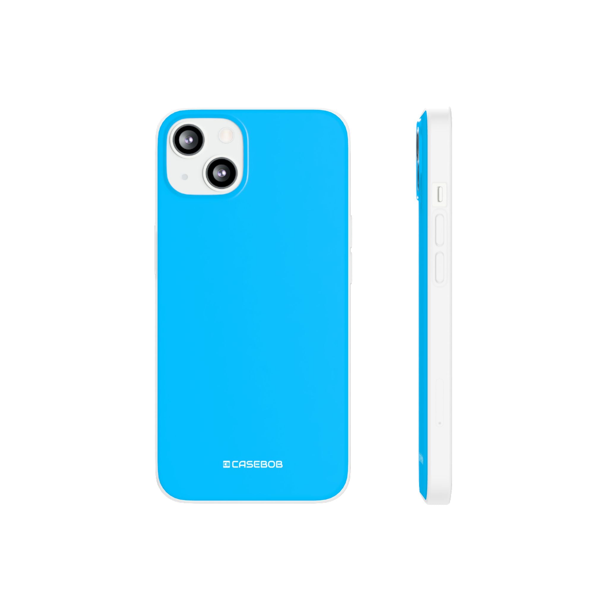 Deep Sky Blue | Phone Case for iPhone (Flexible Case)