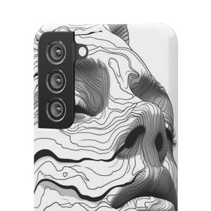 Topographic Serenity | Slim Phone Case for Samsung