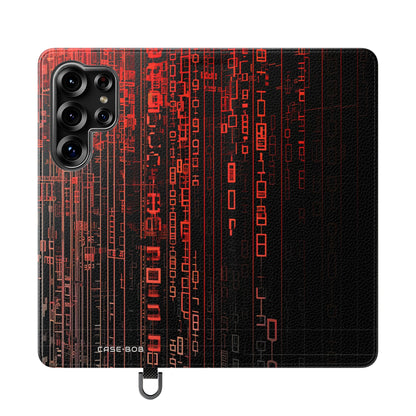 Crimson Columns - Samsung S25 Ultra Case - Wallet