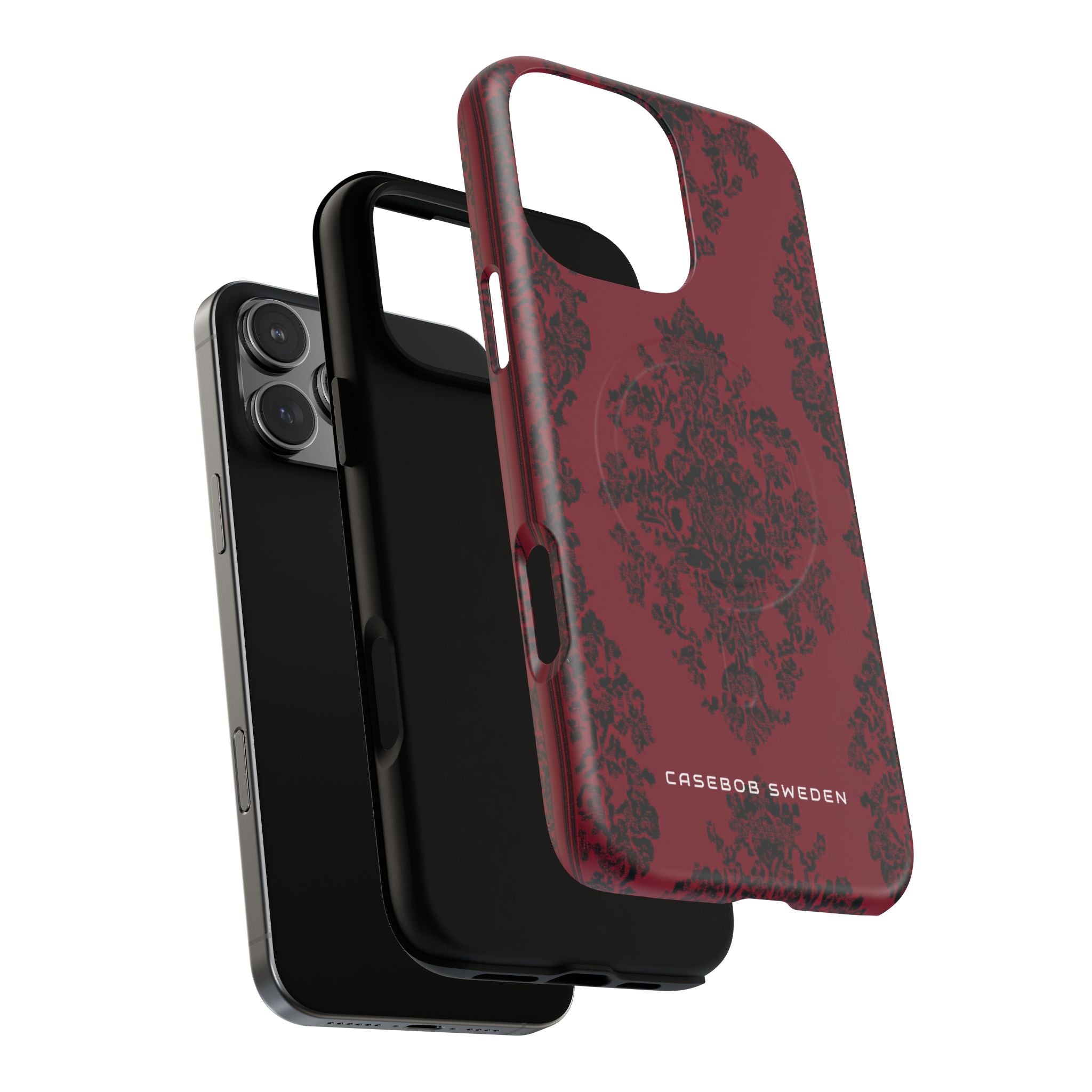 Gothic Crimson Elegance iPhone 16 | Tough+ Phone Case