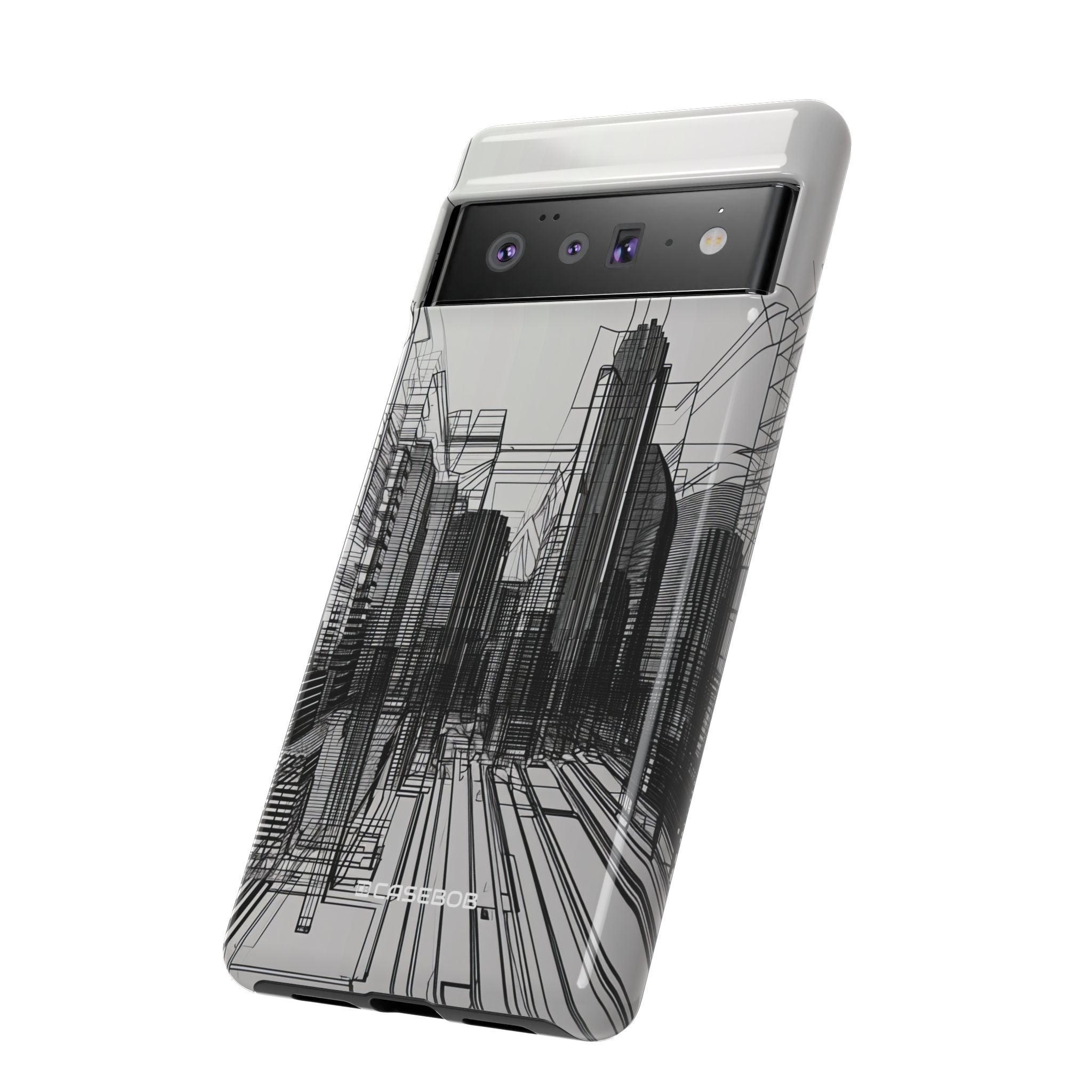 Urban Wireframe - Phone Case for Google Pixel