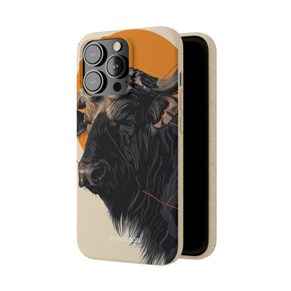 Majestic Buffalo Sun | Biodegradable Phone Case