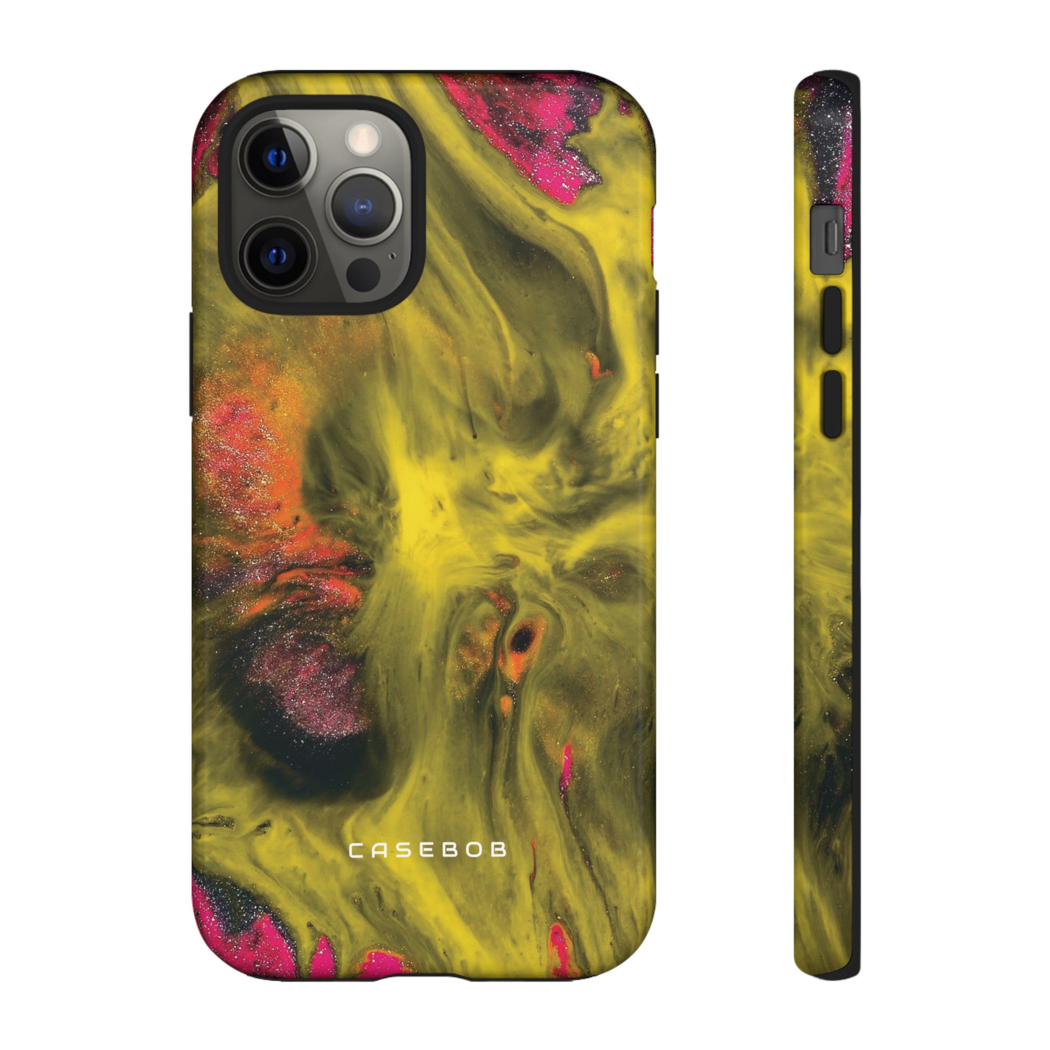 Yellow Ink Art - Protective Phone Case