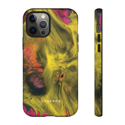 Yellow Ink Art - Protective Phone Case