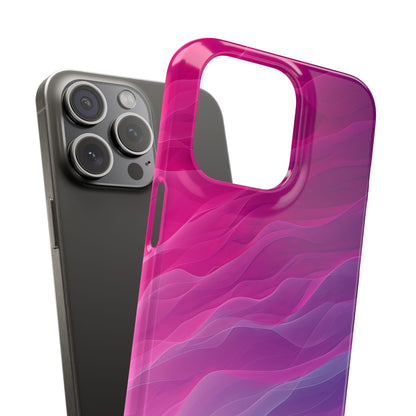 Gradient Oceanflow Waves iPhone 15 - Slim Phone Case