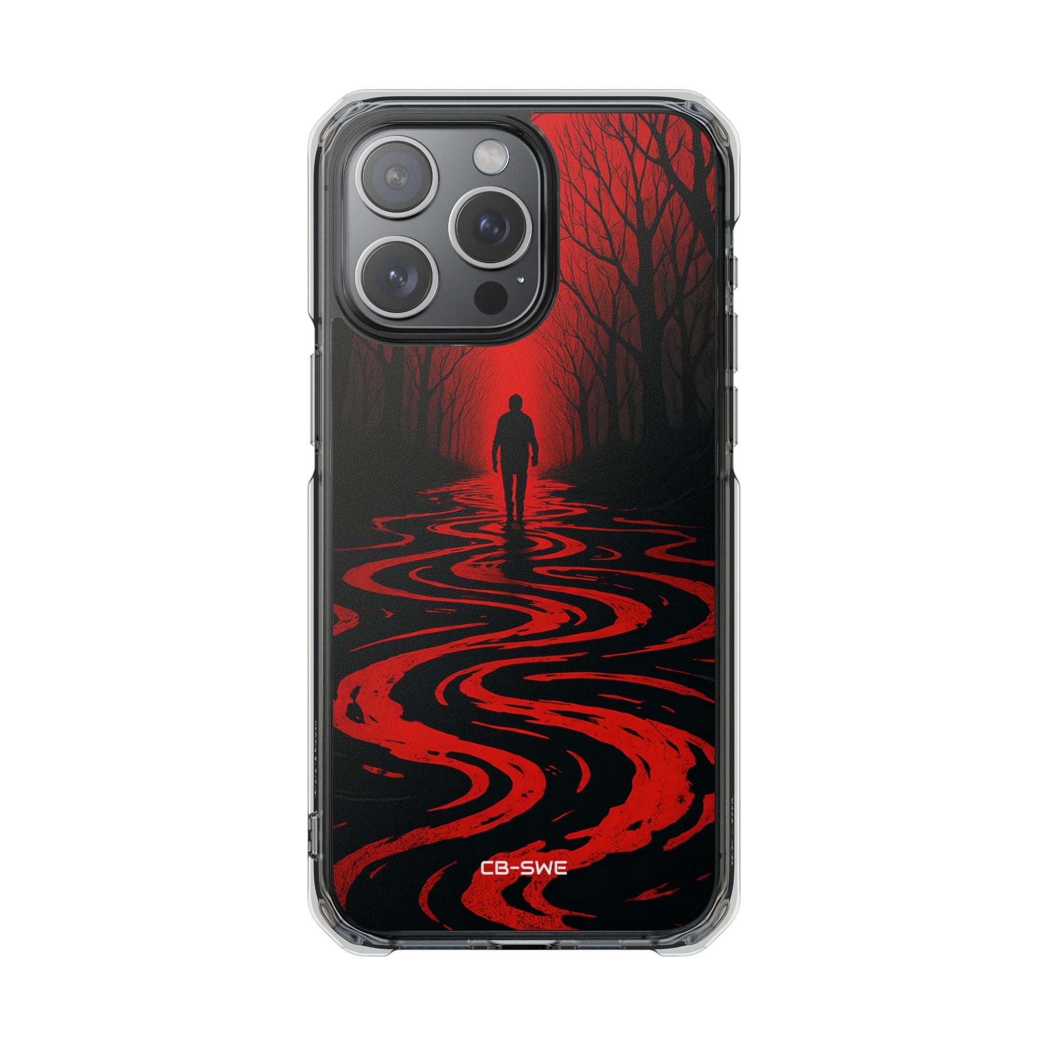 Red Path Mystery iPhone Case - Impact