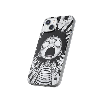 Screaming Stripes iPhone 14 Case - Soft