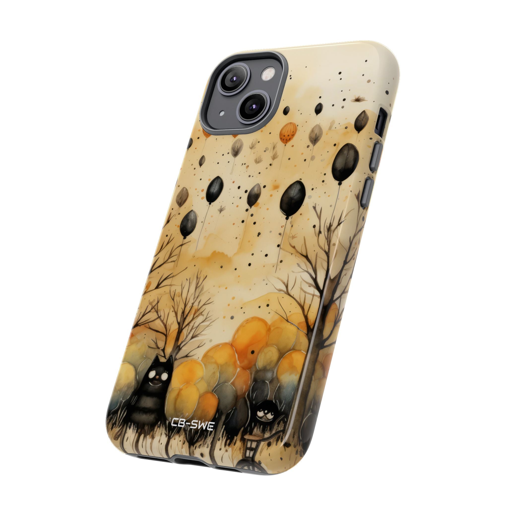 Balloons Drift Skyward - iPhone Case