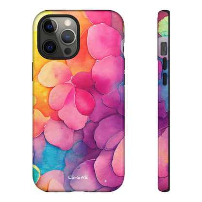Vibrant Petal Fusion - iPhone Case