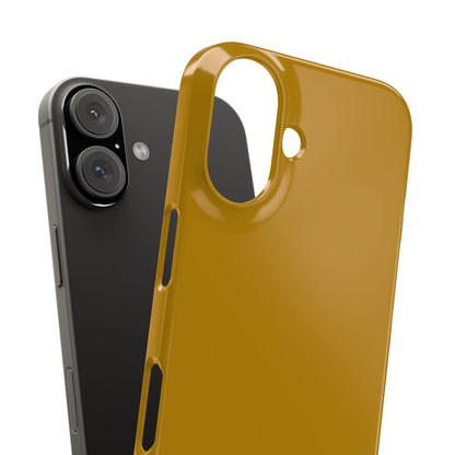 Dark Golden Rod iPhone 16 - Slim Phone Case