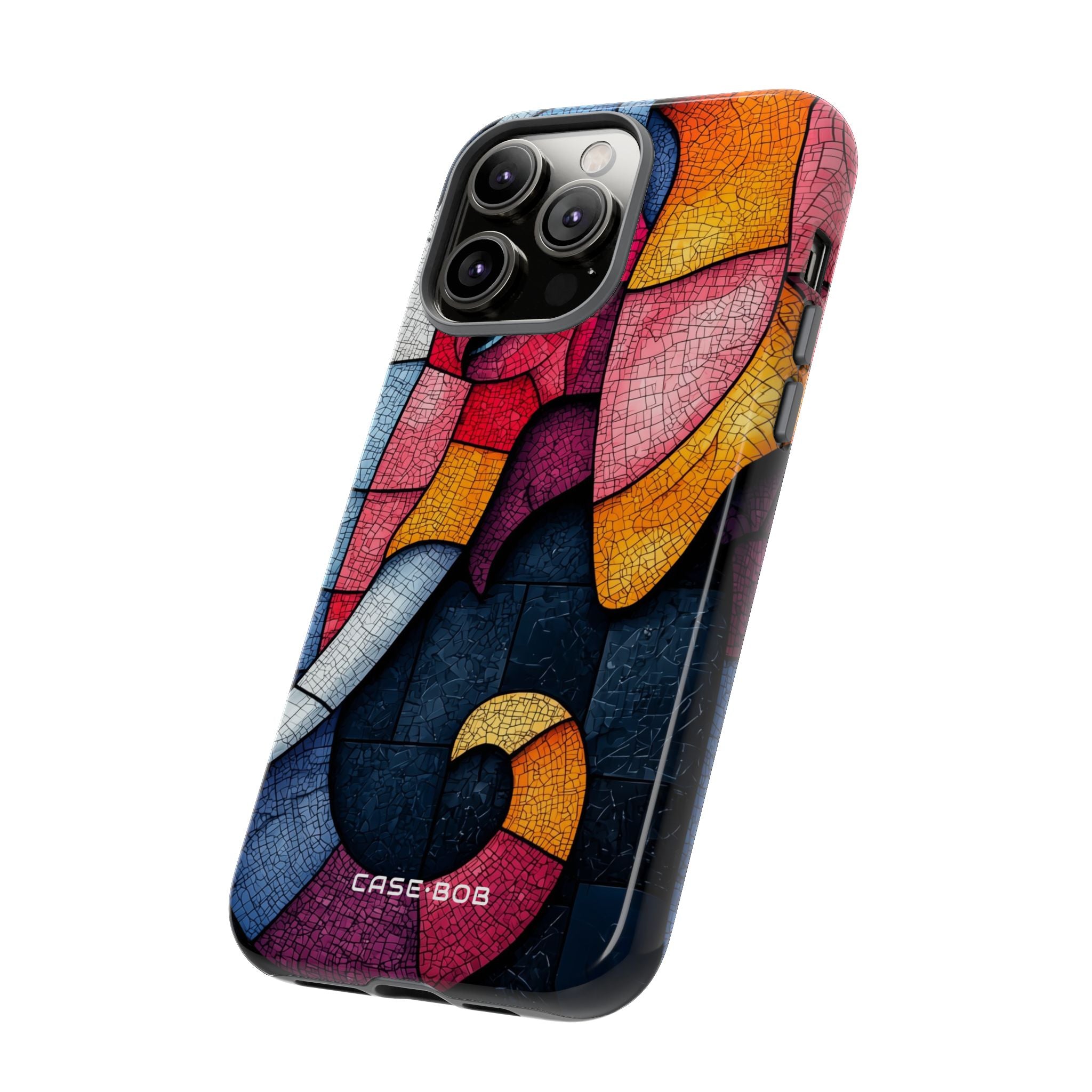 Elephant Mosaic iPhone 14 Pro Max Case - Tough