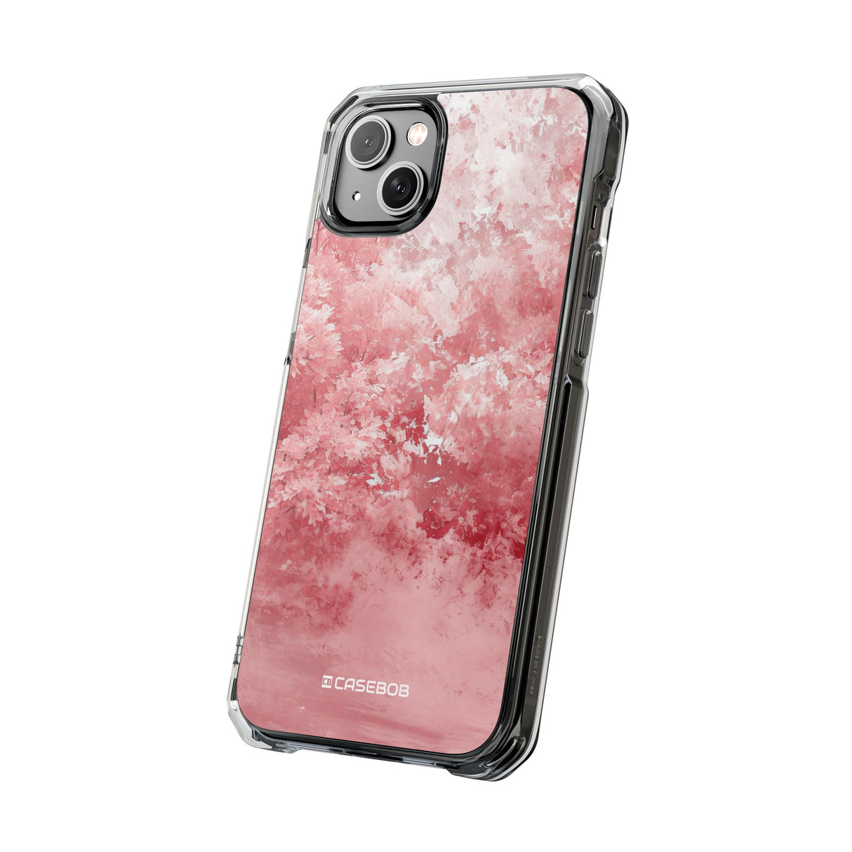 Pantone Rose Design | Handyhülle für iPhone (Clear Impact Case – magnetisch) 