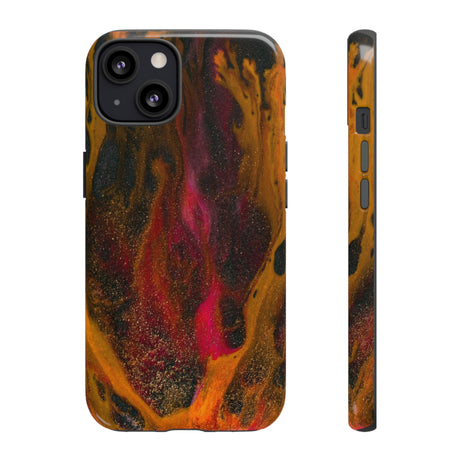 Bon Fire Ink Art iPhone Case (Protective) iPhone 13 Glossy Phone Case