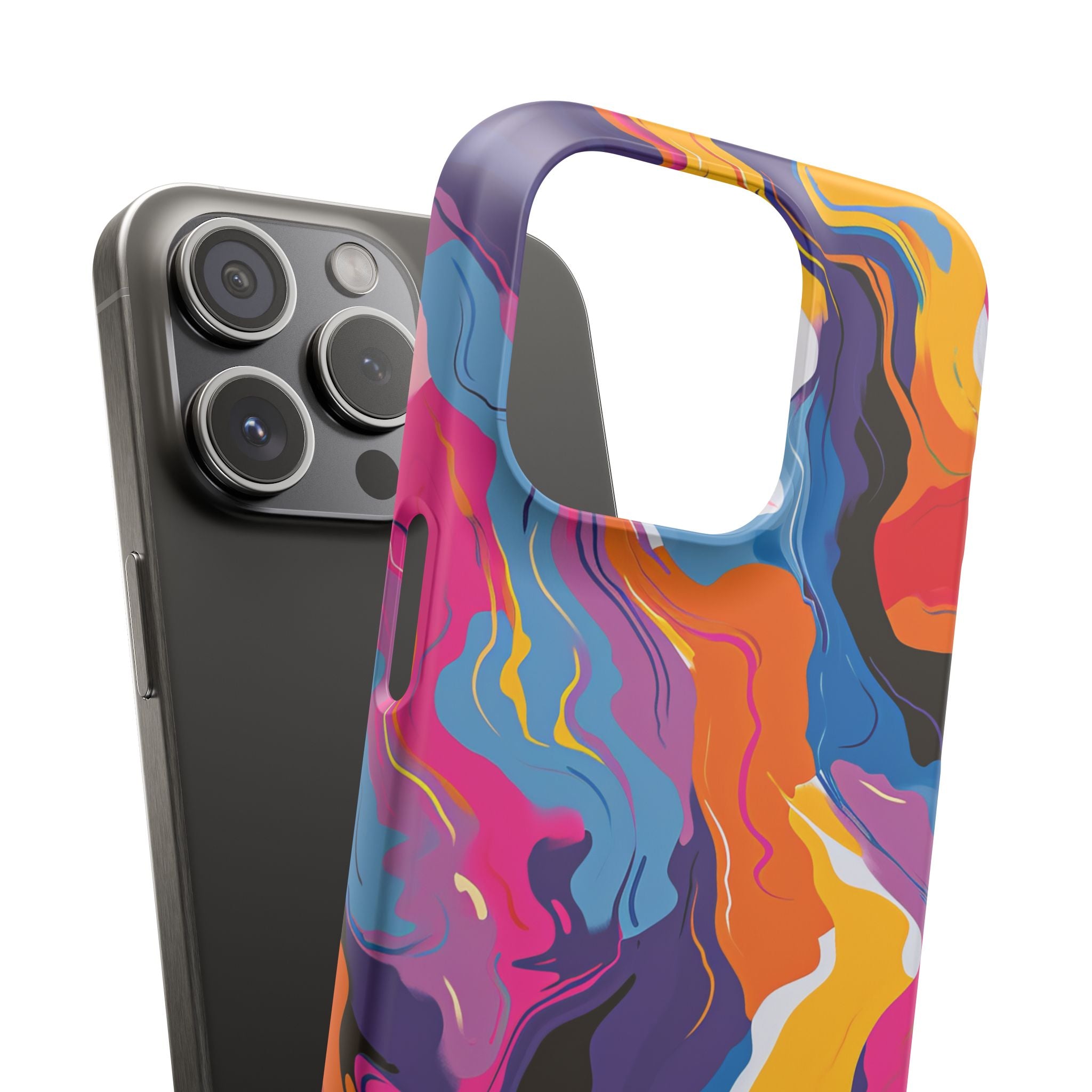 Vortex Colorwave iPhone 15 - Slim Phone Case