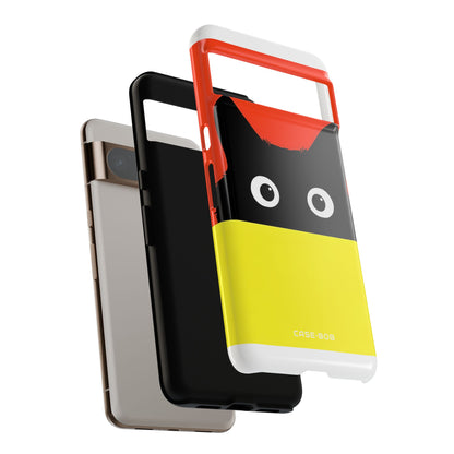 Peekaboo Cat Crimson Google Pixel 8 Pro Case - Tough