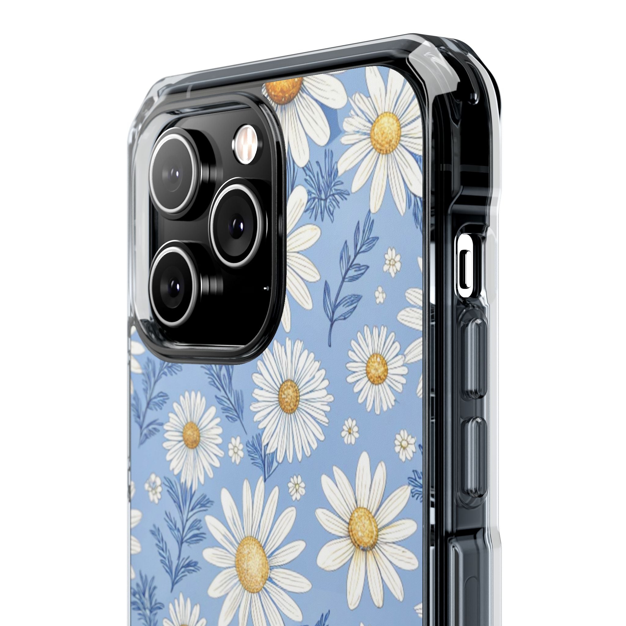 Daisies On Blue iPhone Case - Impact