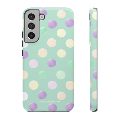 Pastel Polka Dots - Tough Samsung S22 Phone Case