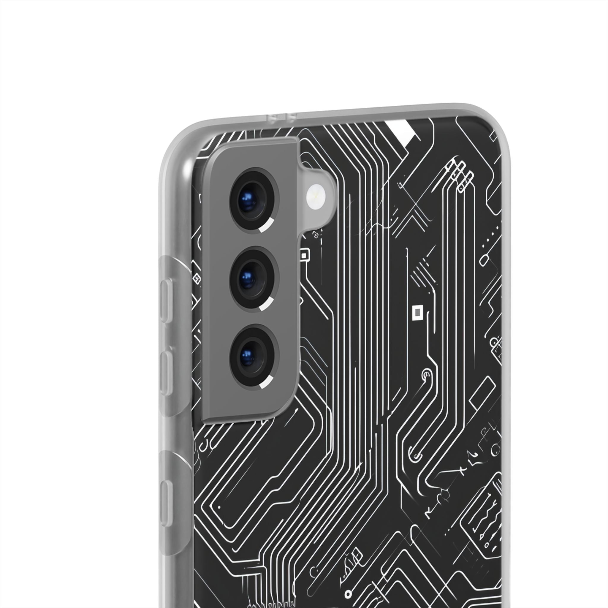 Cyber Circuitry Art | Flexible Phone Case for Samsung Galaxy