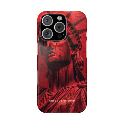 Zen Red Liberty Vision iPhone 16 - Slim Phone Case