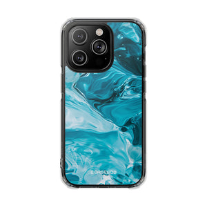 Turquoise Pantone  | Phone Case for iPhone (Clear Impact Case - Magnetic)