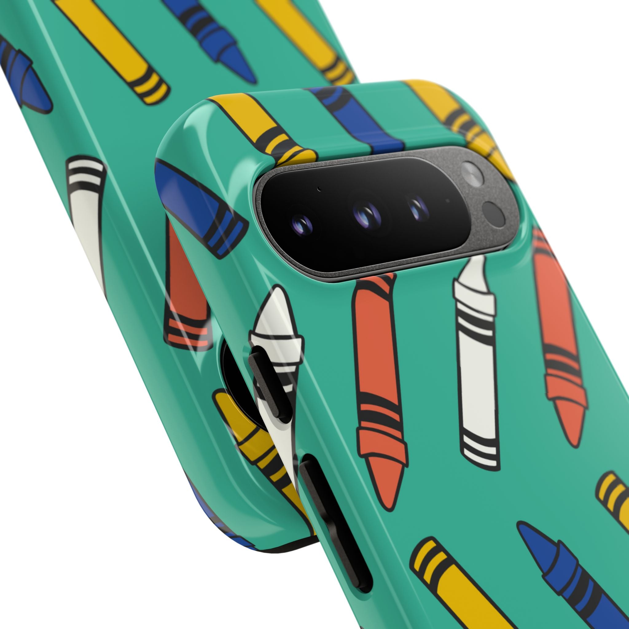 Crayons Dance Playfully - Google Pixel Case
