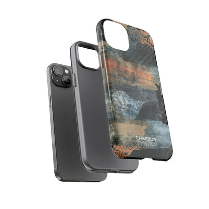 Rust Bloom Tangle iPhone 14 - Tough
