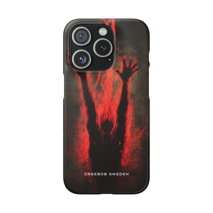 Gothic Crimson Ascension iPhone 15 - Slim Phone Case