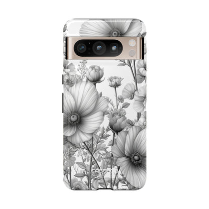 Vintage Floral Etching Google Pixel 8 - Tough