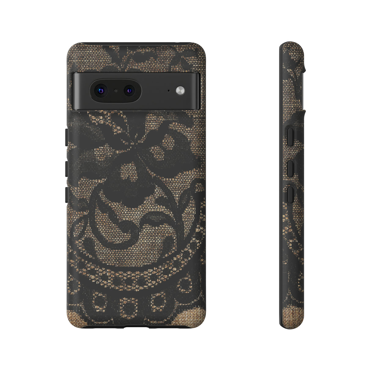 Broomrose Gothic Flower - Protective Phone Case