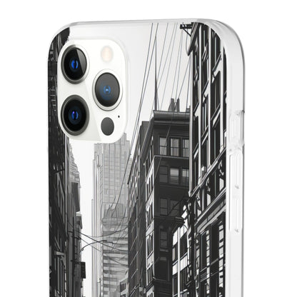 Noir Urban Serenity | Flexible Phone Case for iPhone