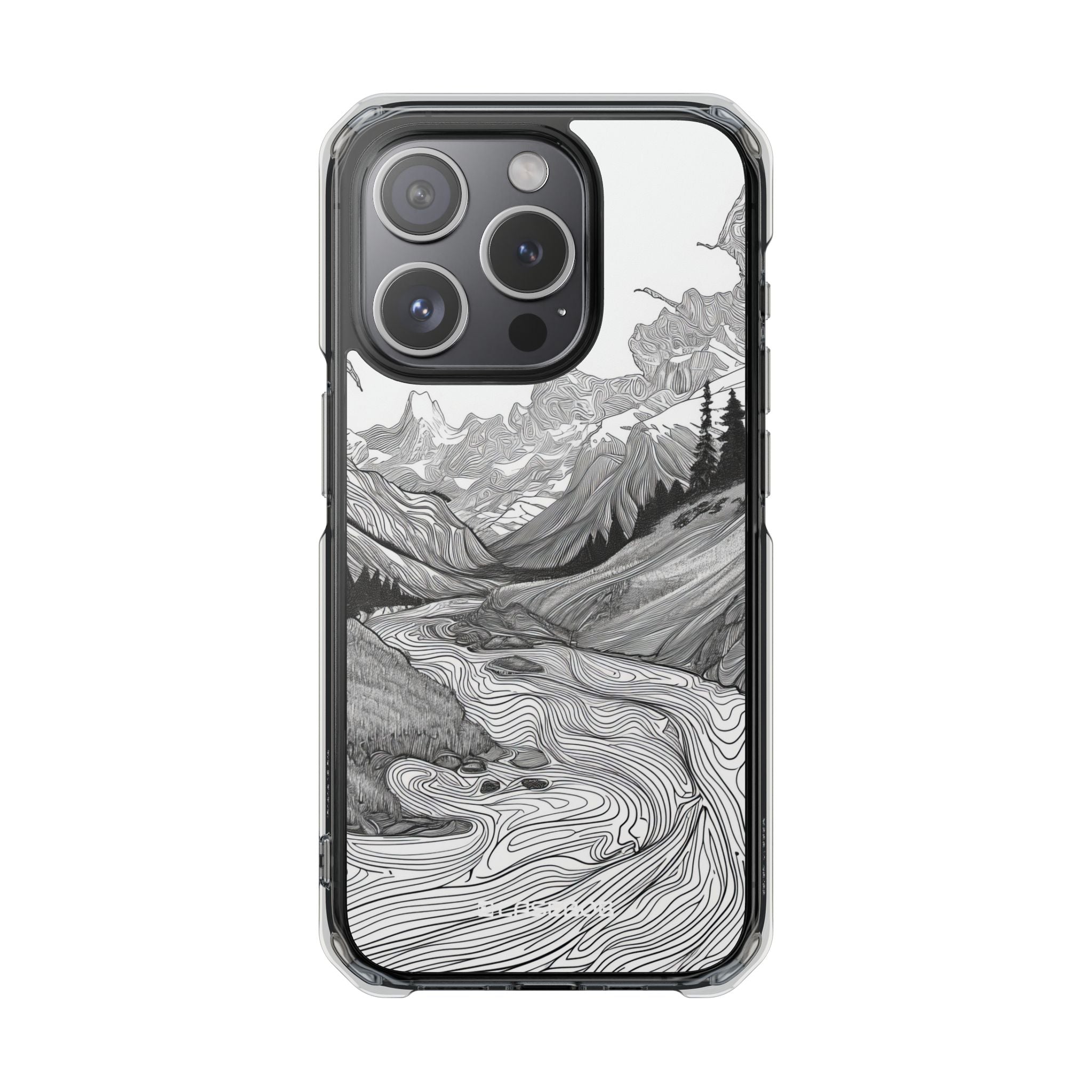 Monochrome Serenity - Phone Case for iPhone