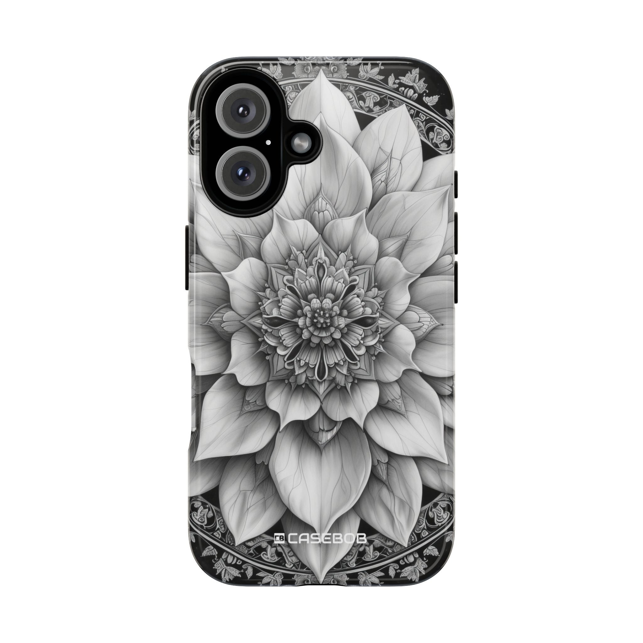 Celestial Mandala in Monochrome - for iPhone 16