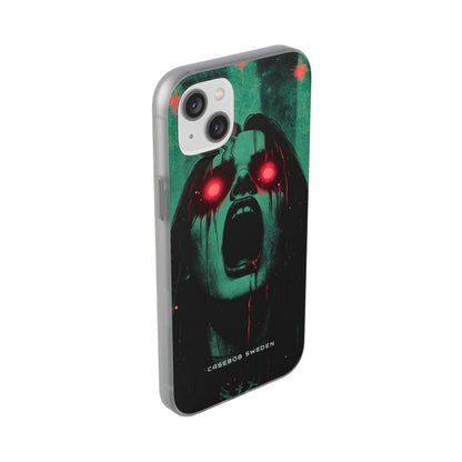 Haunting Glow of Gothic Eyes iPhone 14 - Flexi Phone Case