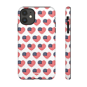 Hearts Embrace Freedom - iPhone Case