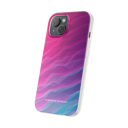 Gradient Oceanflow Waves iPhone 15 - Flexi Phone Case