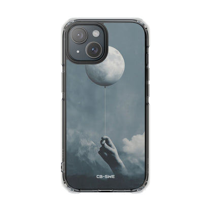 Moon Cradled Softly iPhone Case - Impact