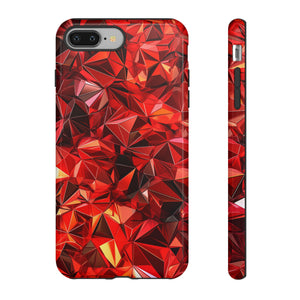 Geometric Red Fusion - Schutzhülle fürs Handy