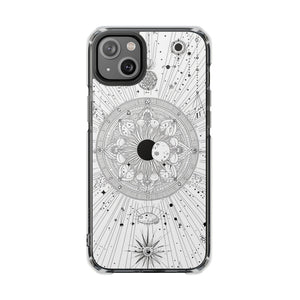 Celestial Mandala Mystique – Handyhülle für iPhone (Clear Impact – Magnetisch) 