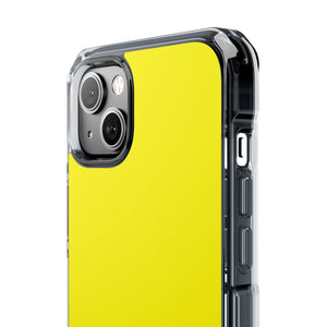 Lemon Yellow | Phone Case for iPhone (Clear Impact Case - Magnetic)