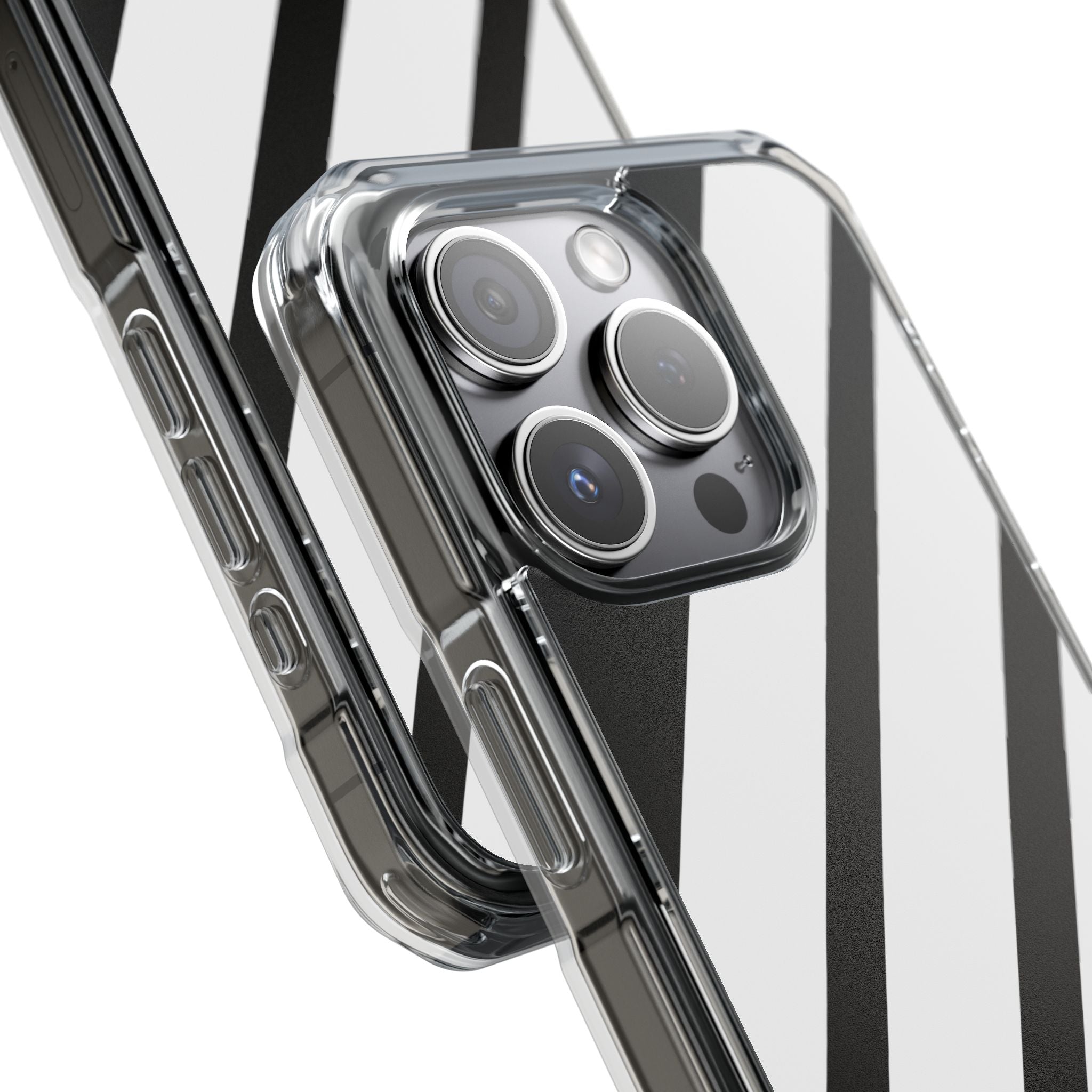 Monochrome Diagonal Symmetry iPhone Case - Impact