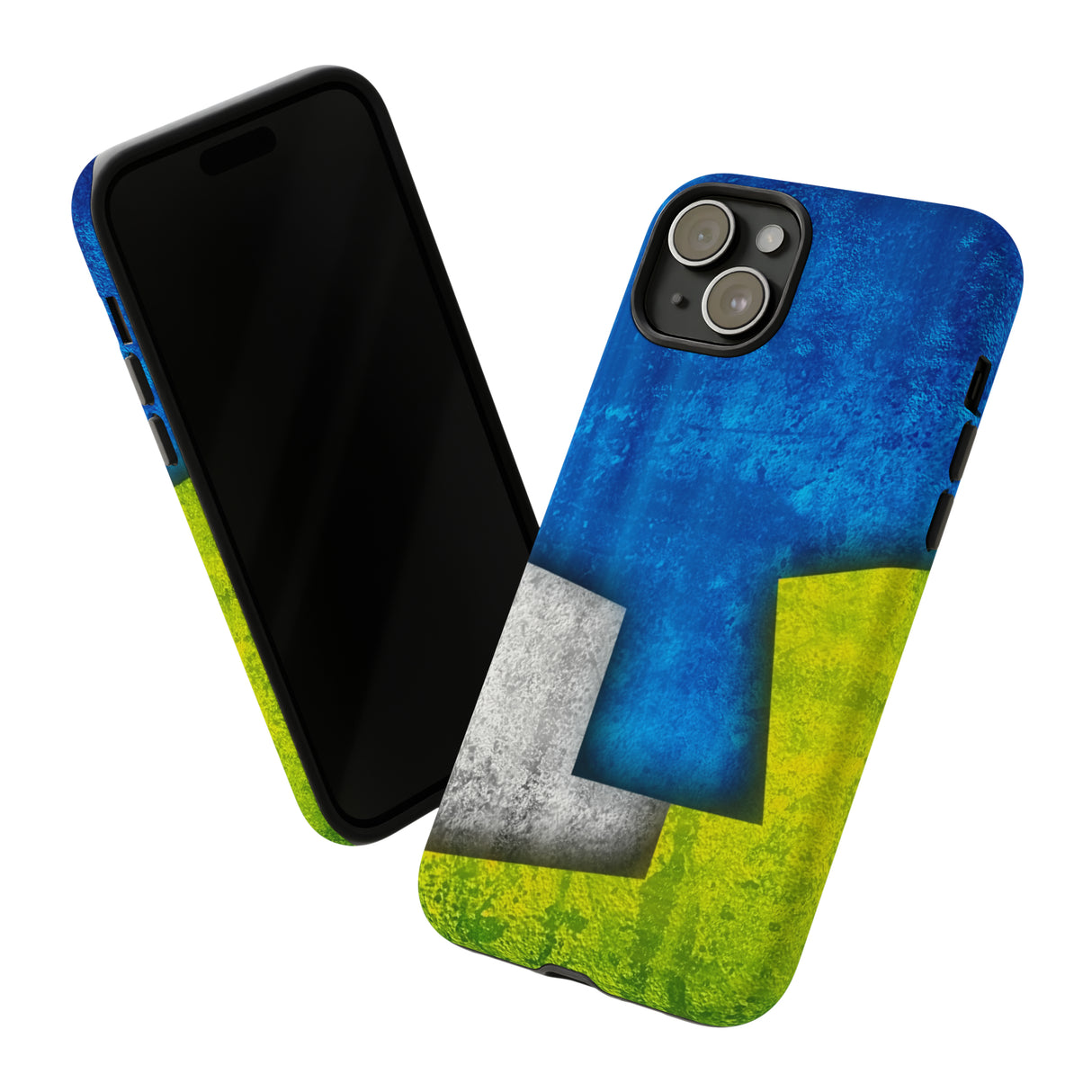 Blue Abstract Art - Protective Phone Case