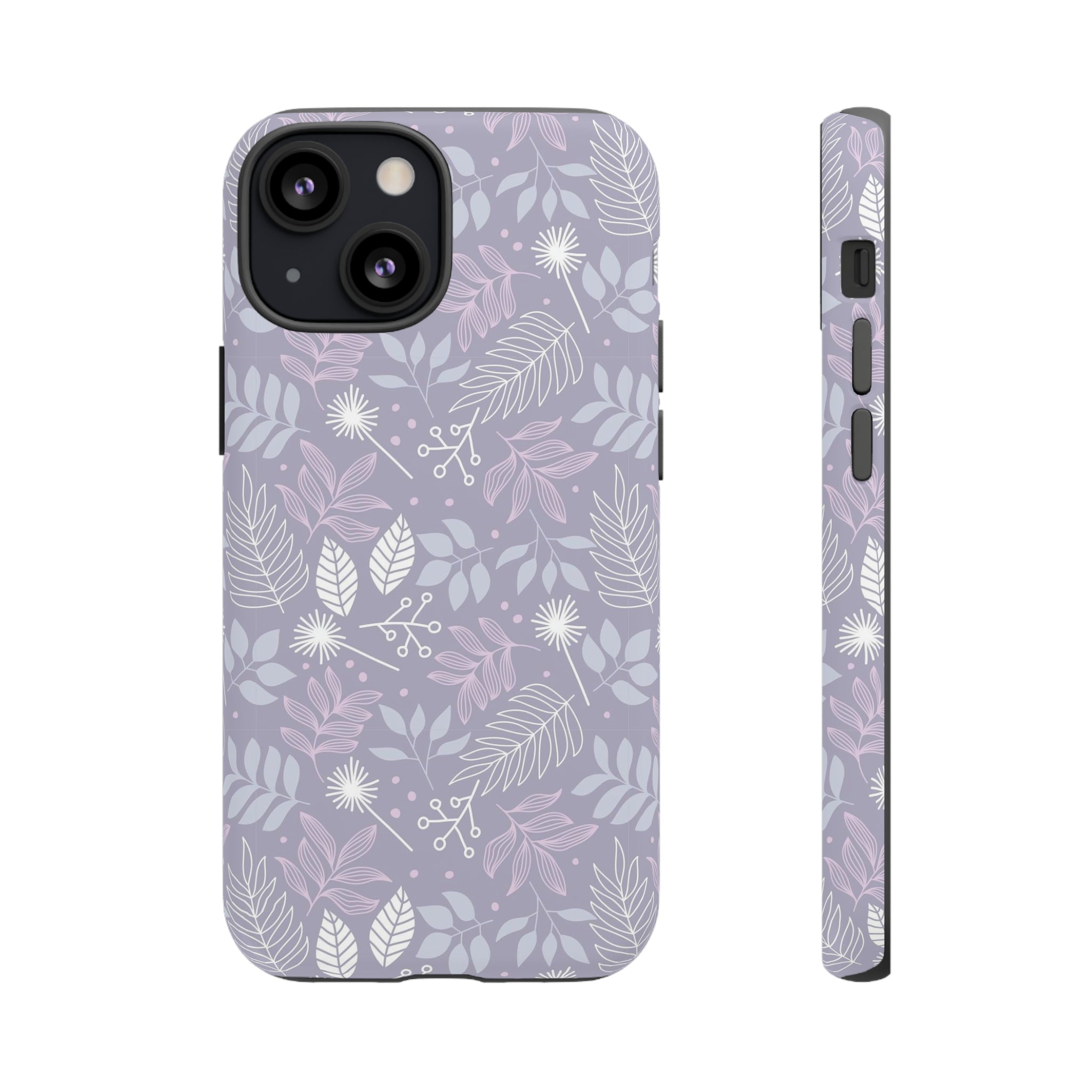 Purple Mona Leaf - Protective Phone Case