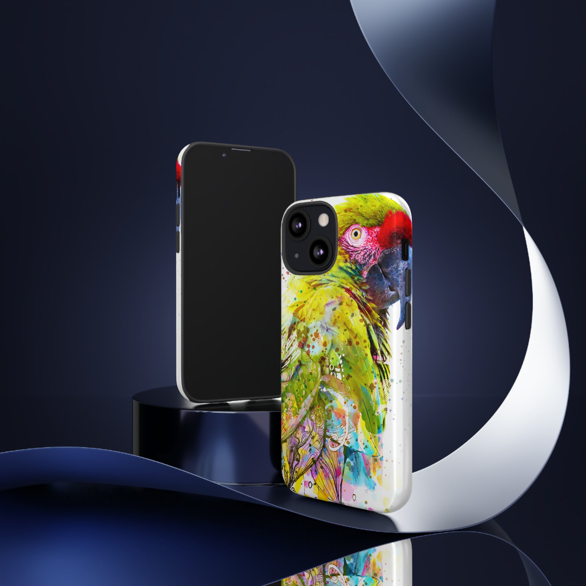 Colorful Parrot - Protective Phone Case