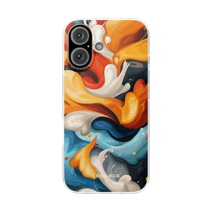 Crimson Ribbon iPhone 16 Case - Soft