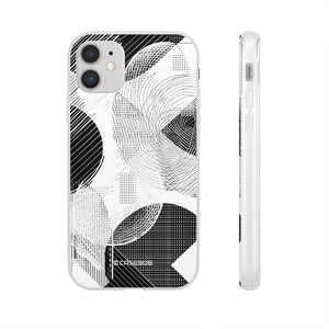 Monochrome Dynamics | Flexible Phone Case for iPhone