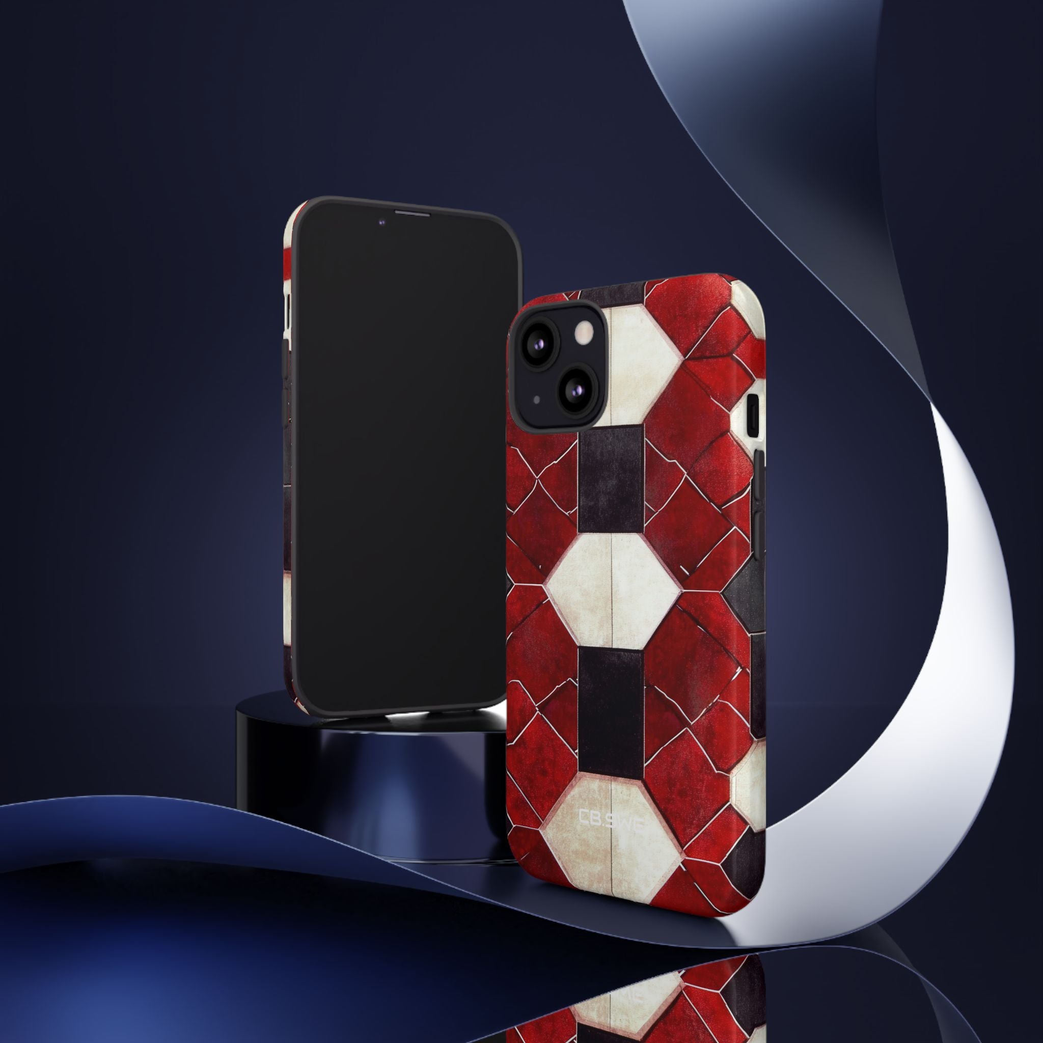 Kaleidoscope Geometric Hexagon Real Gothic Low Resolution iPhone 13 - Tough