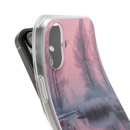 Pink Serenity Case - Flexi iPhone 16 Phone Case