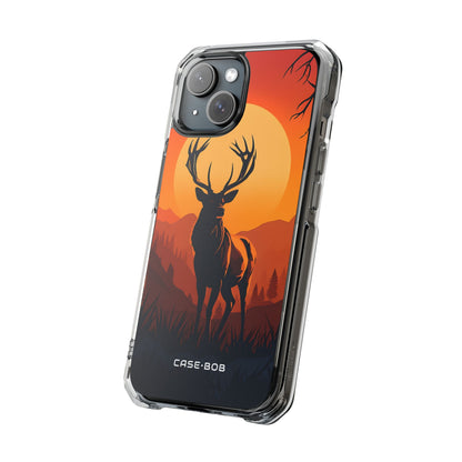 Sunset Stag iPhone 15 Case - Impact