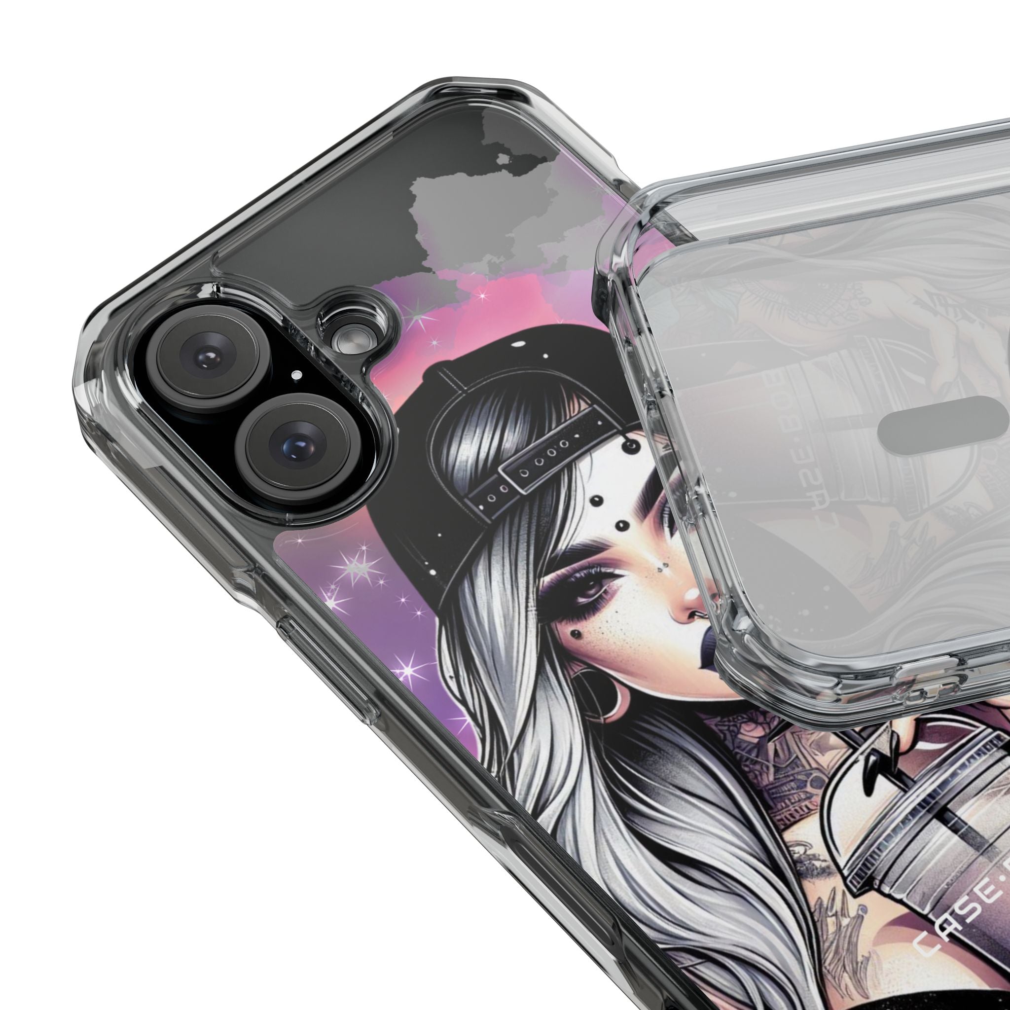 Silver Sip Nebula iPhone 16 Case - Impact