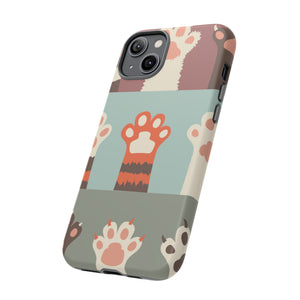 Vintage Cat Paw - Protective Phone Case